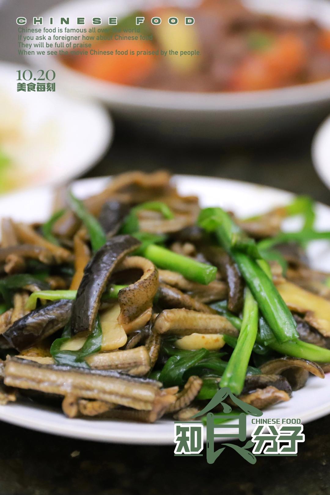 韭菜花炒鳝丝