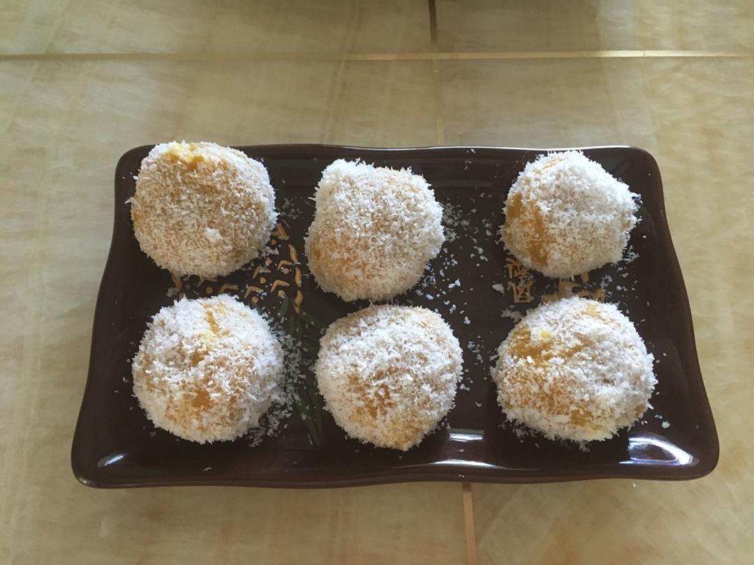 宝宝最爱的南瓜椰蓉球