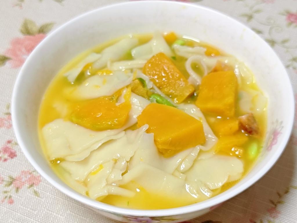 兰州张掖面片子（南瓜虾皮）