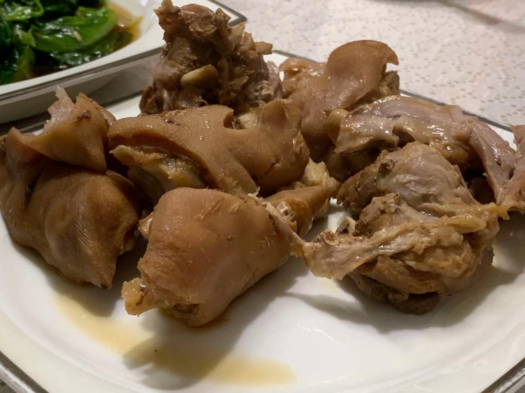 年夜菜必做的红焖猪蹄