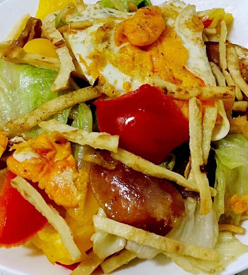 只想退休做的肉丝烩饼