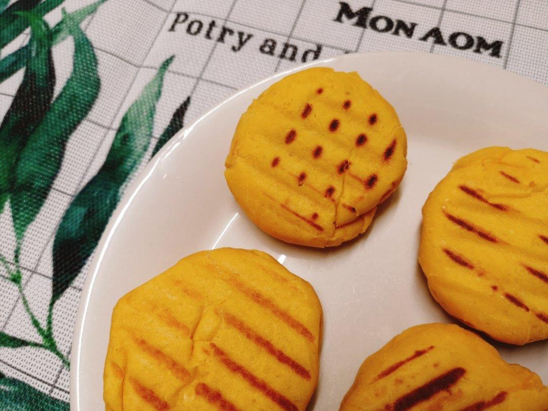 堂妈小厨——发面南瓜饼