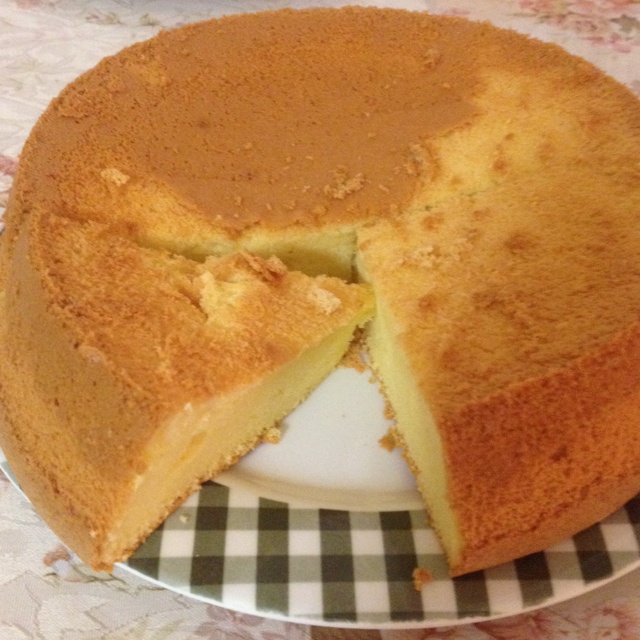 简单好做的8寸戚风蛋糕