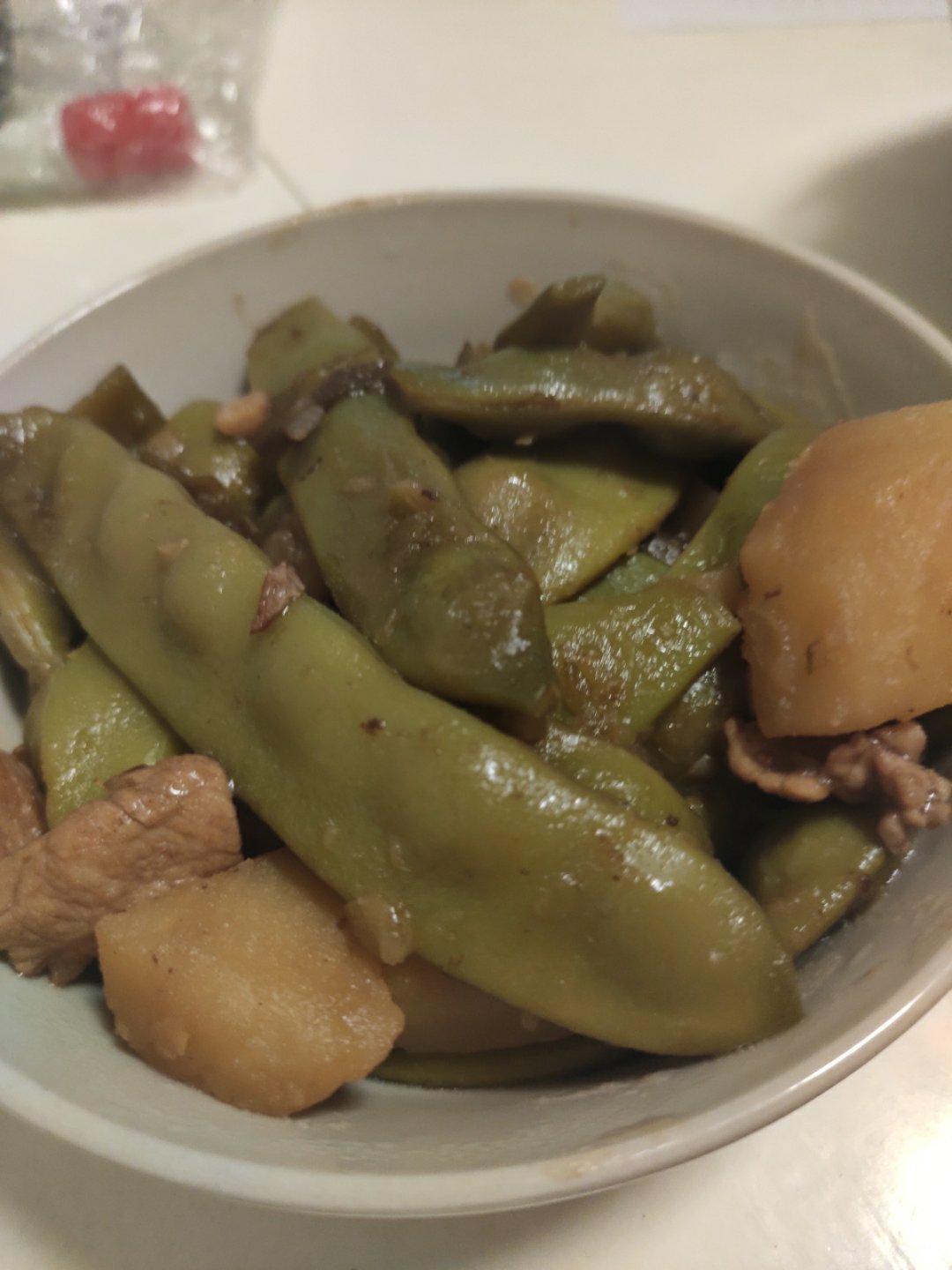 茄子炖豆角