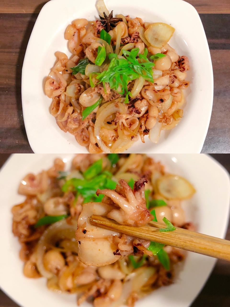 爆炒墨鱼仔🔥不腥不腻的做法