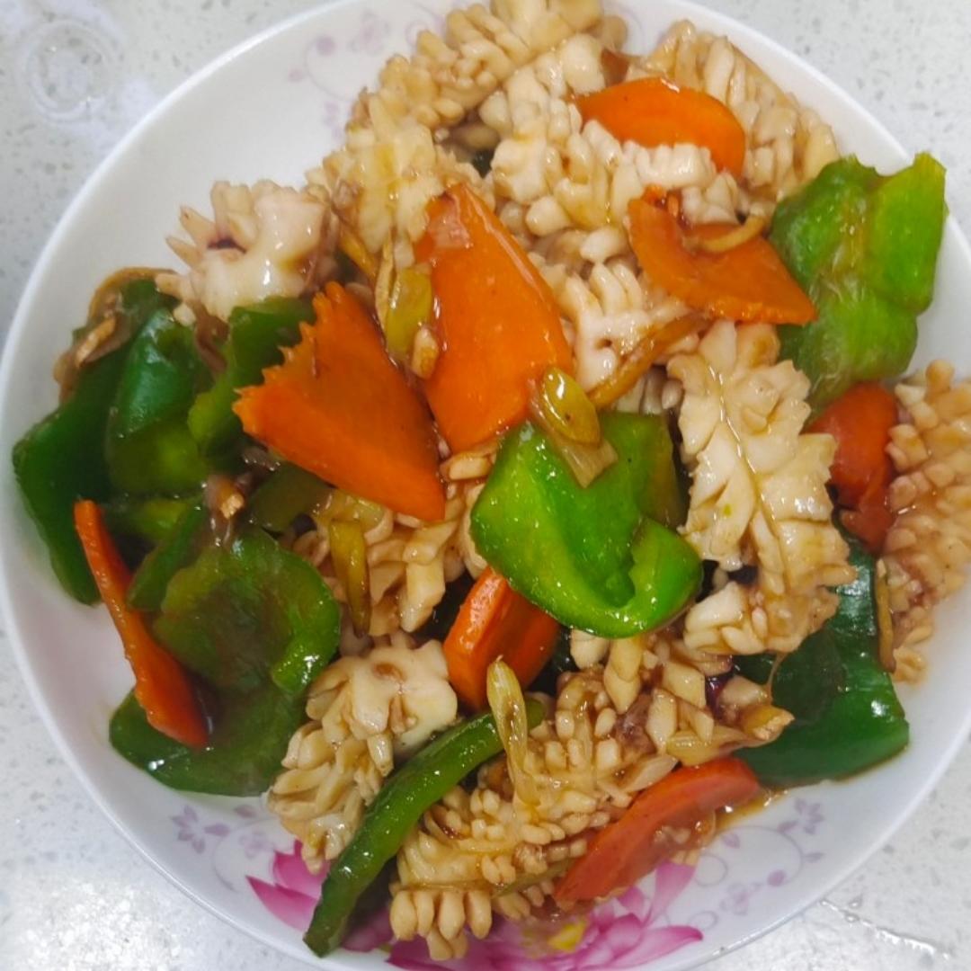青椒炒鱿鱼