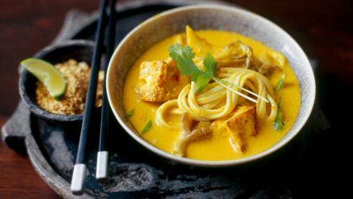 Malaysian-spiced noodles with tofu--bbc的做法