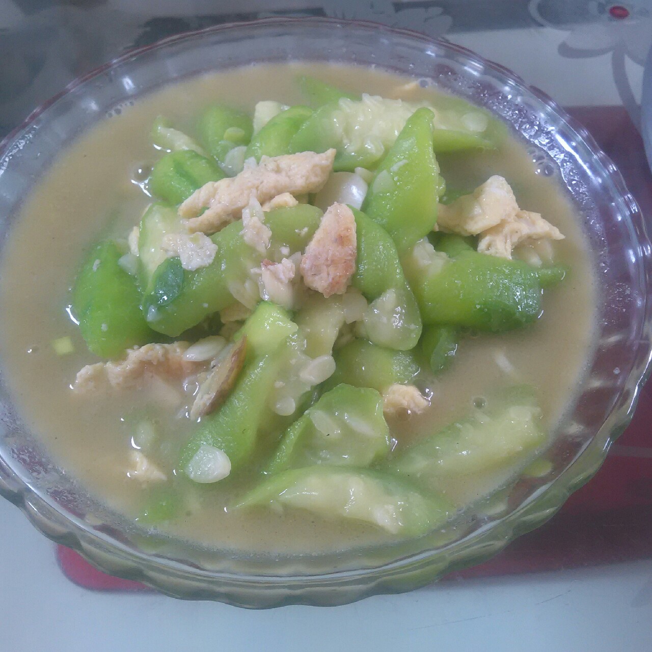 丝瓜炒蛋