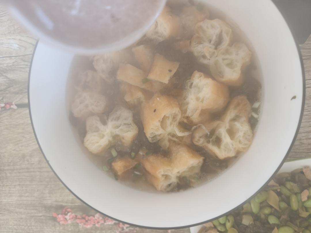 紫菜油条汤