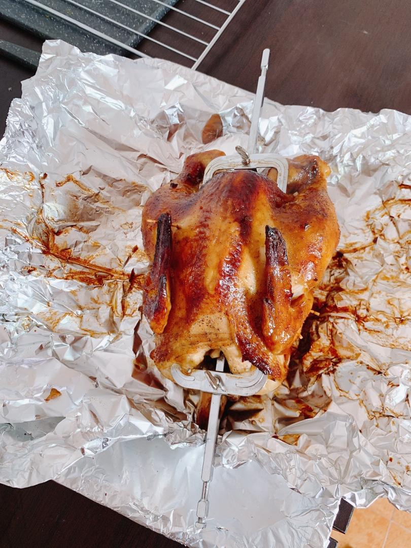 超简单的脆皮烤鸡