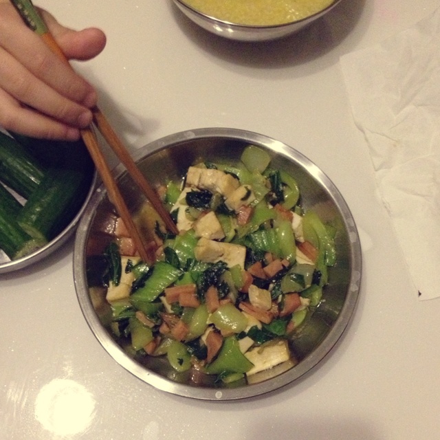 火腿小油菜