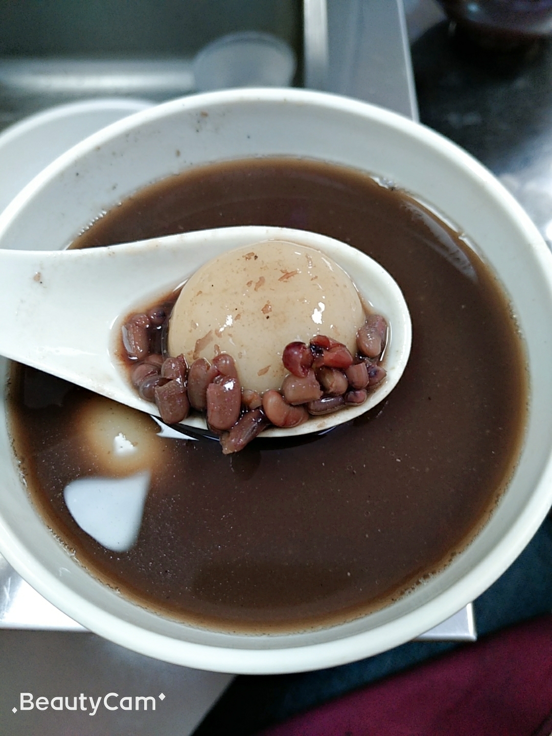 红豆汤汤圆——甜到心里（电饭煲版）的做法 步骤6
