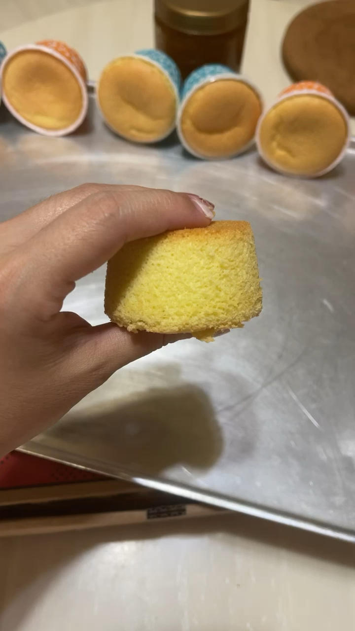 纸杯蛋糕 8寸戚风蛋糕的量