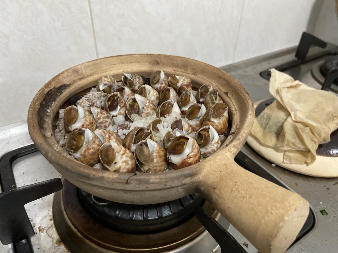 粗暴版盐焗花螺
