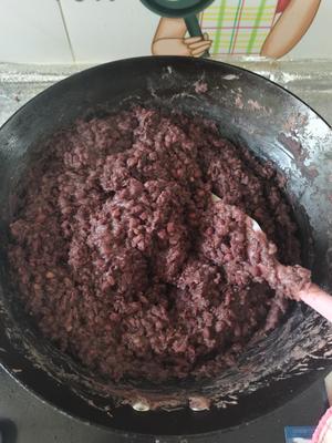 四角长粽㊙️自制红豆沙馅的做法 步骤12