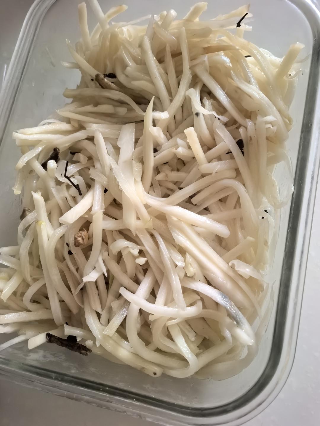 炝芥菜丝