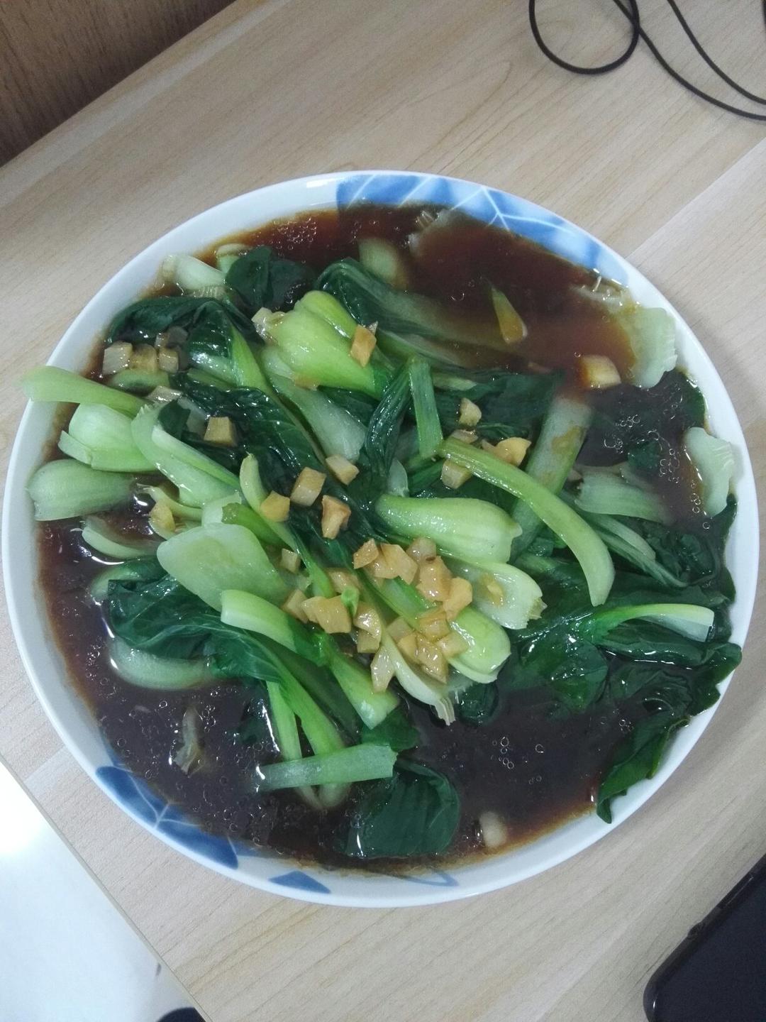 白灼小白菜