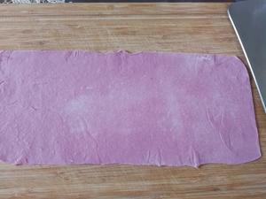 紫薯花朵夹馅面包的做法 步骤11
