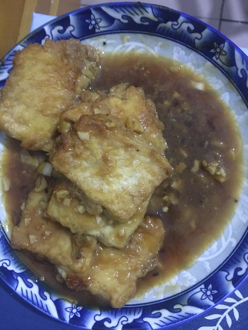 无敌好吃的香煎豆腐