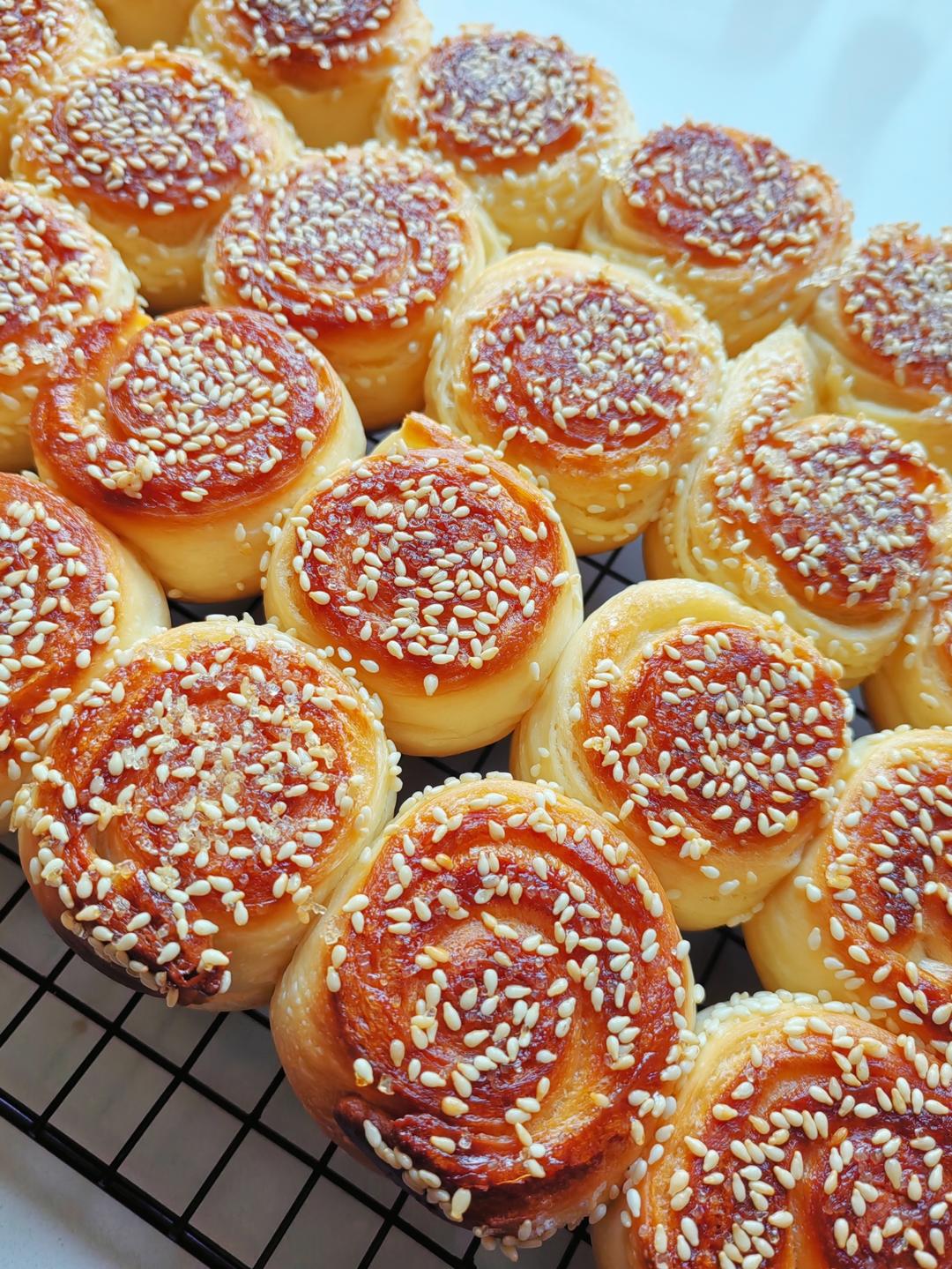 蜂蜜脆底小面包