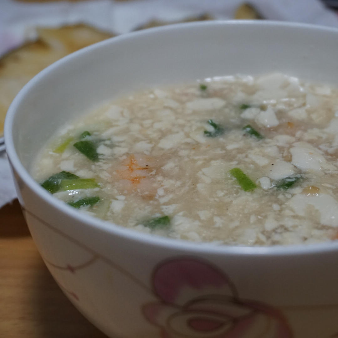虾仁豆腐煲