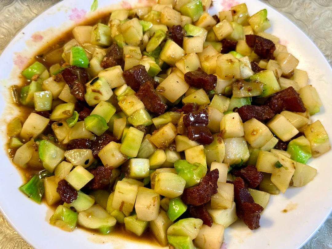 烧椒酱脆哨炒儿菜