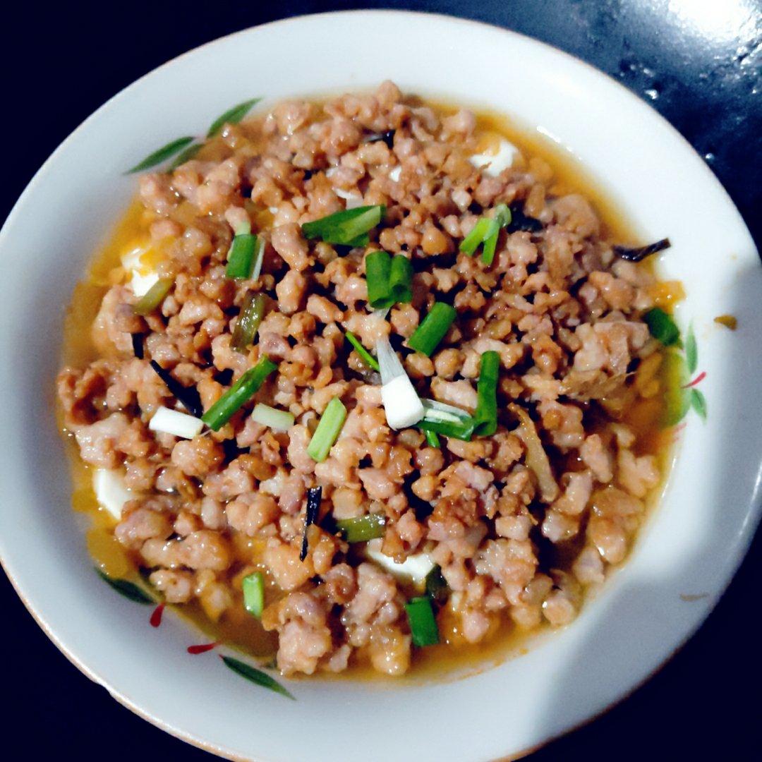 肉末蒸豆腐