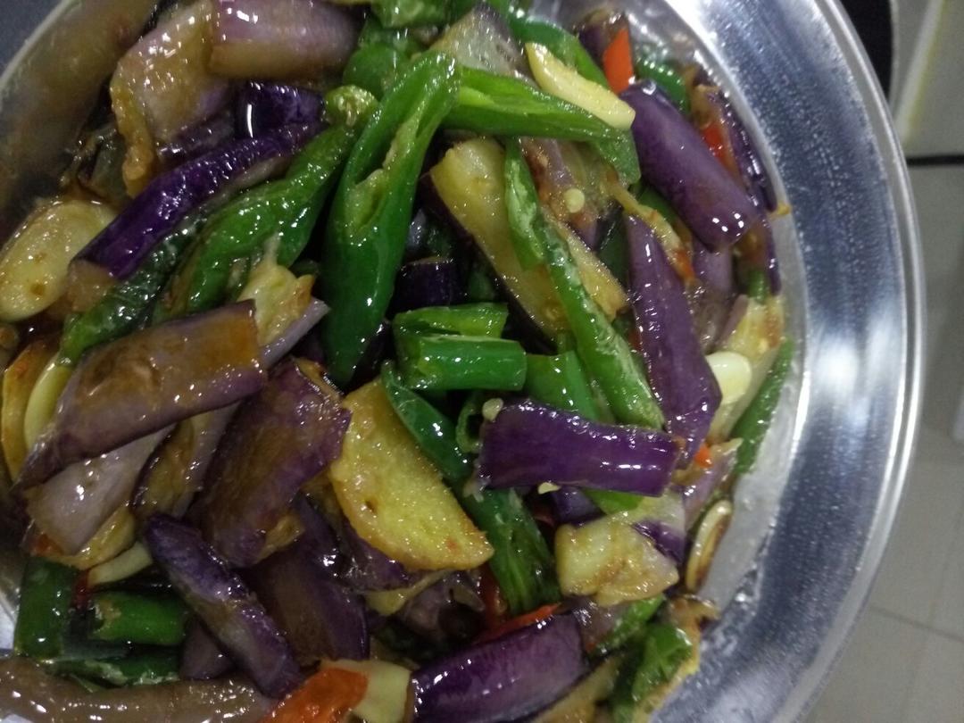 红烧肉沫茄子