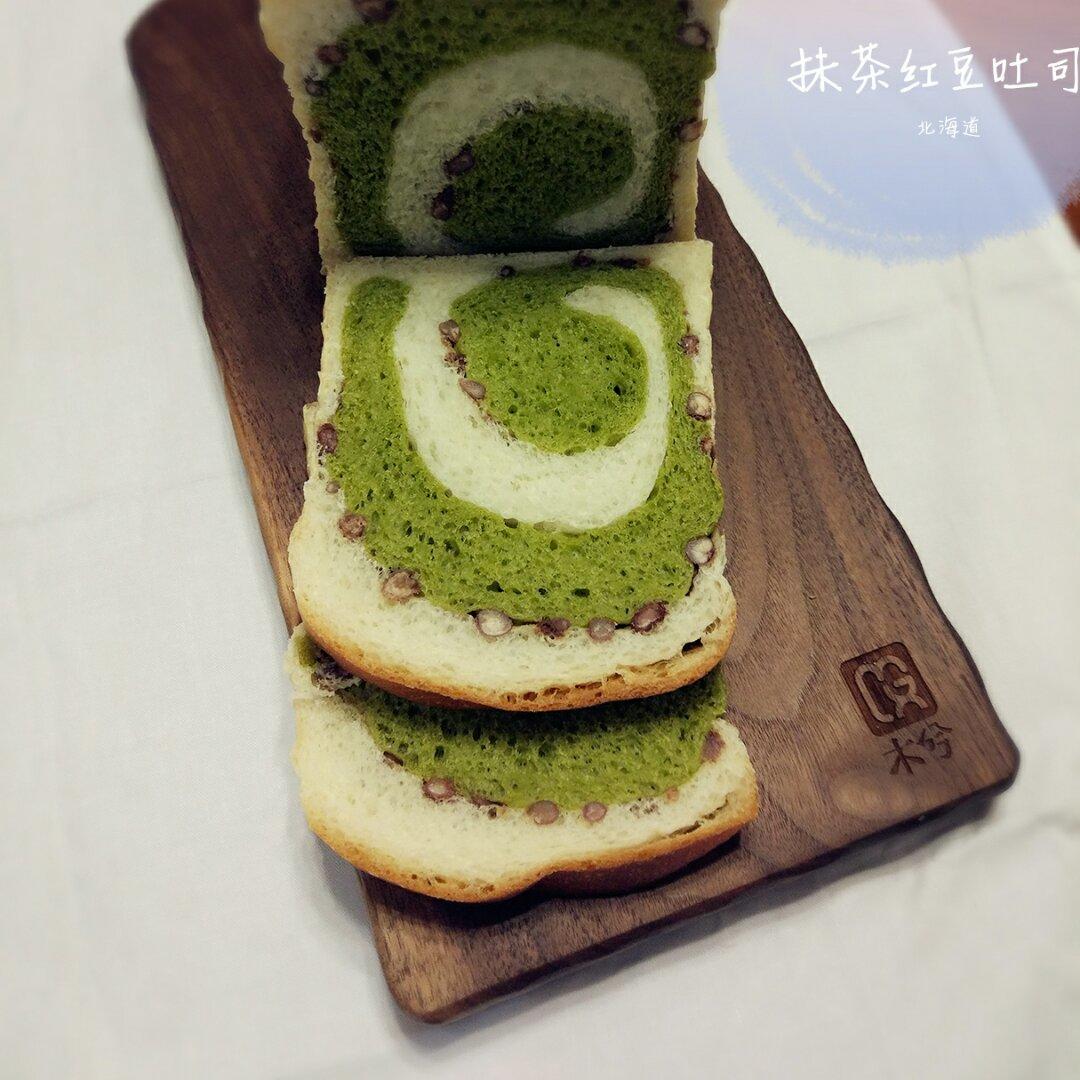 最正宗的日式抹茶红豆吐司