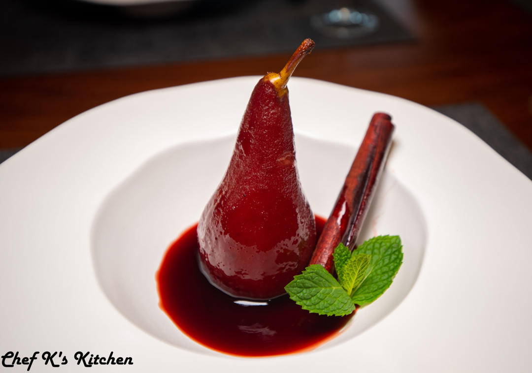 红酒煮梨Poached Pears