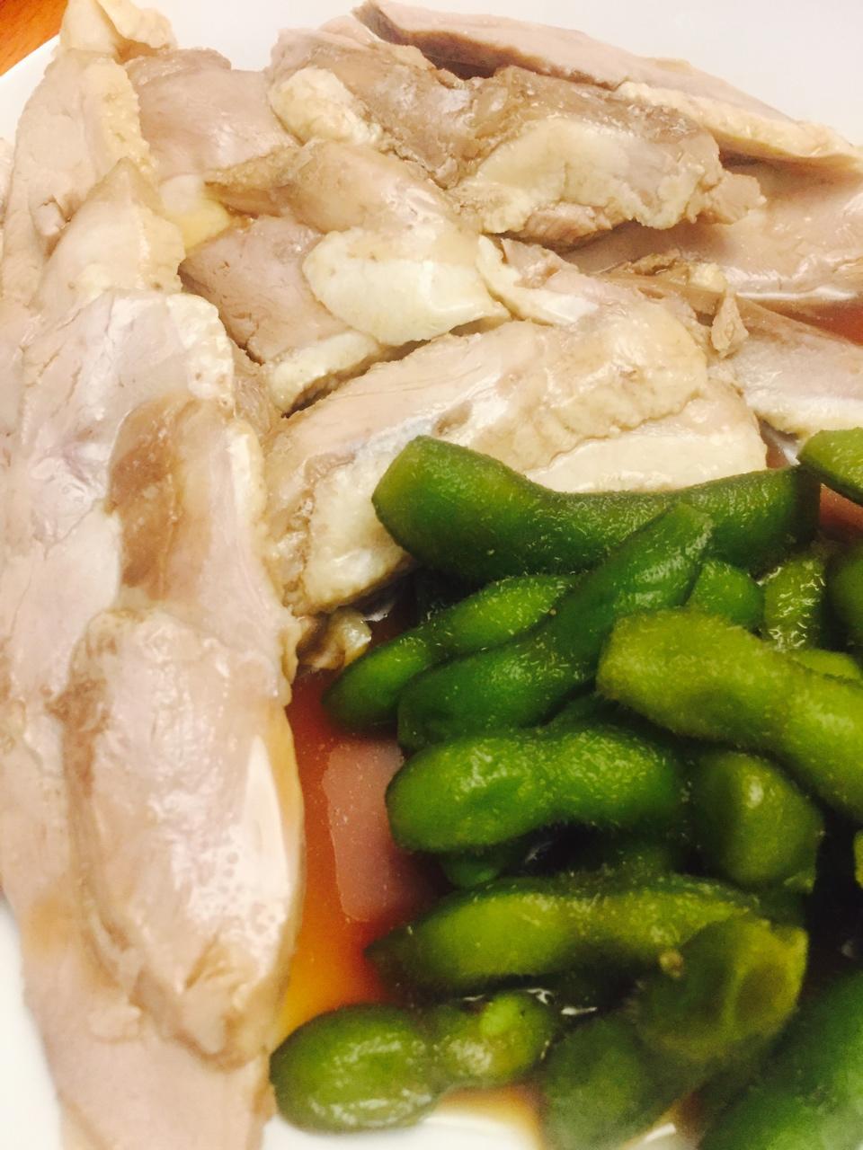 【食材包操作说明】糟香鸭胸配毛豆
