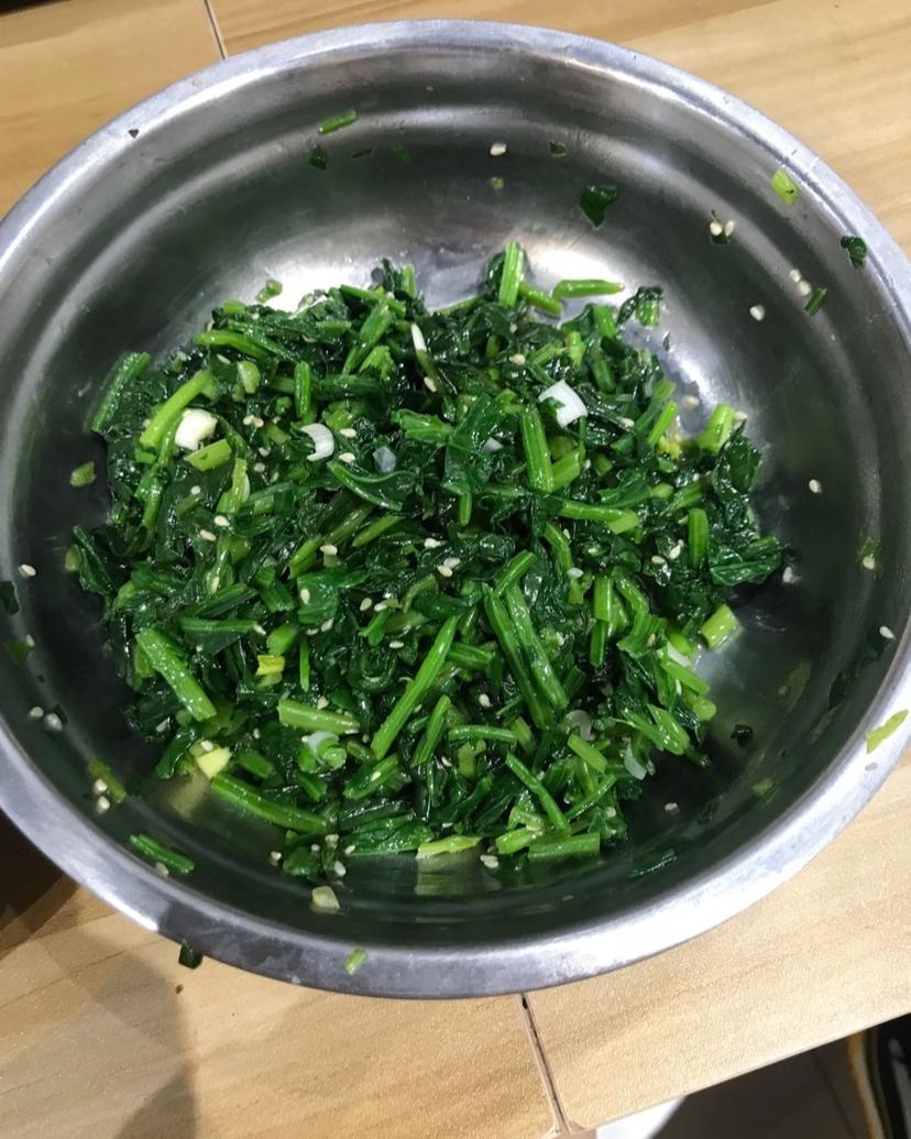 日式芝麻碎拌菠菜