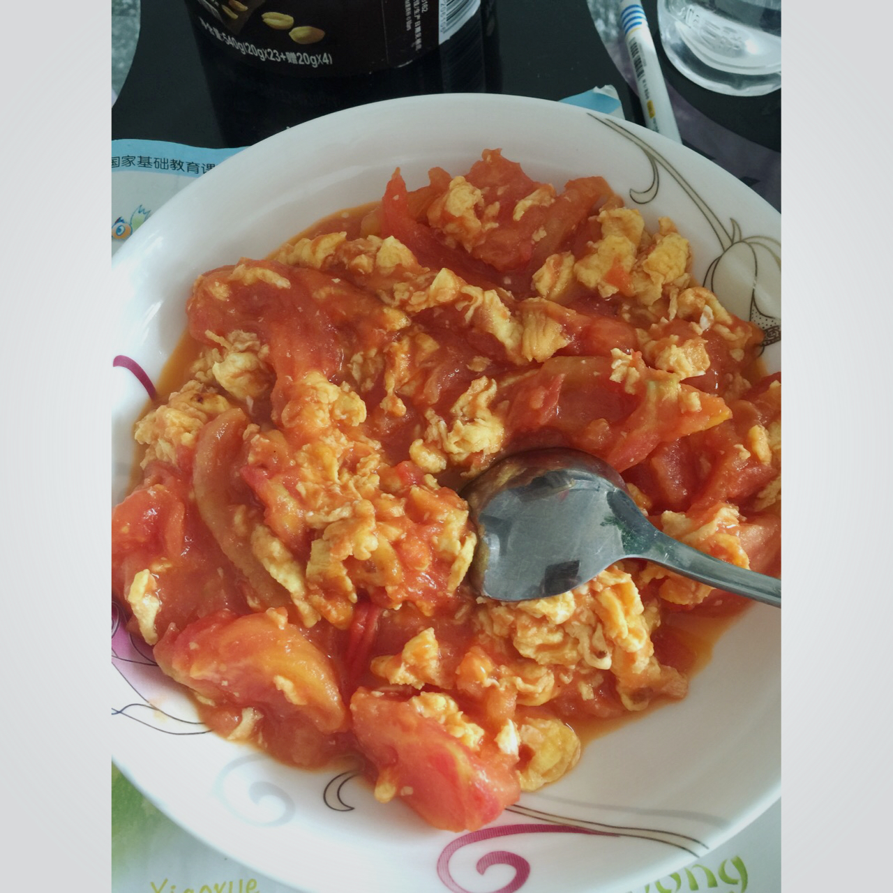 鸡蛋炒西红柿i