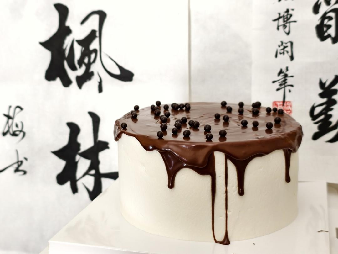 8寸+6寸 巧克力戚风（后蛋法）
