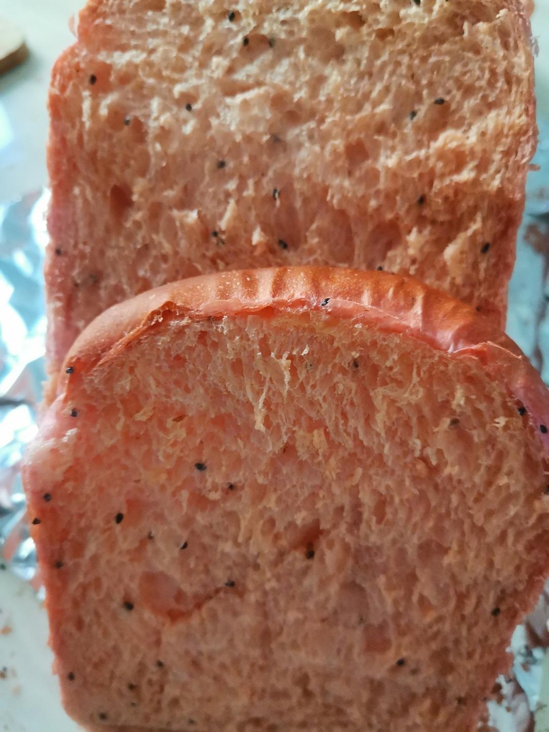 绵软火龙果吐司