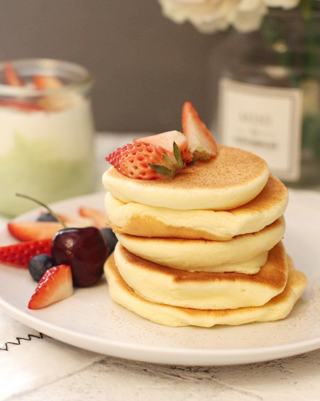 xixi1015做的舒芙蕾松饼