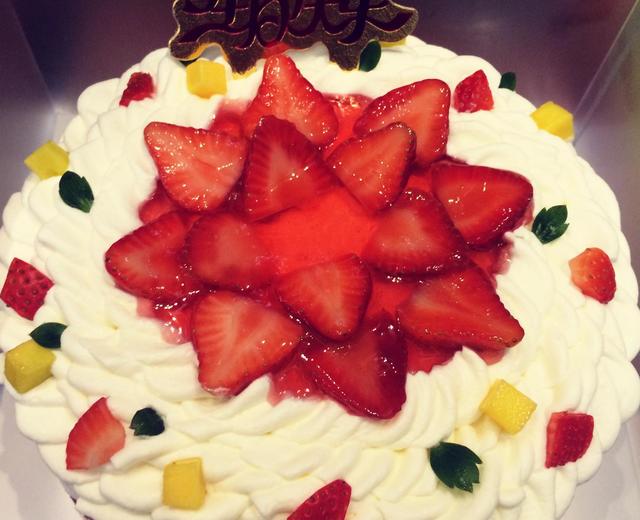 【水晶之心】草莓果冻裸蛋糕
