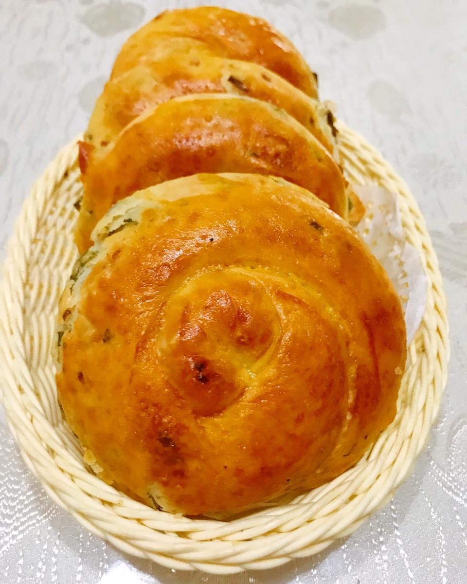 葱油咸面包