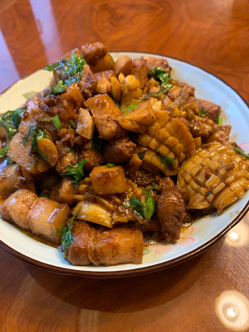 软糯不腻，连肥肉都超级好吃的红烧肉(加鲍鱼版)