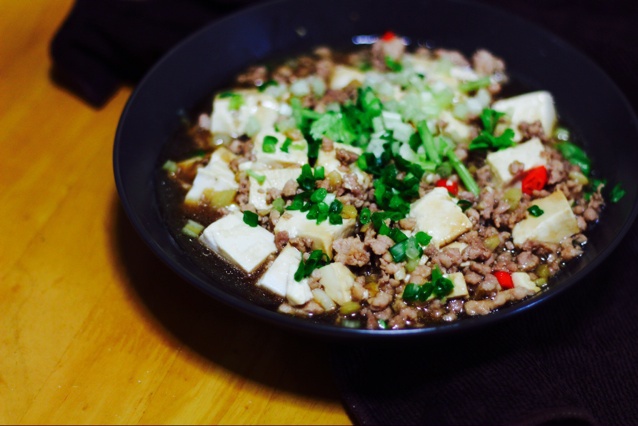 肉末蒸豆腐
