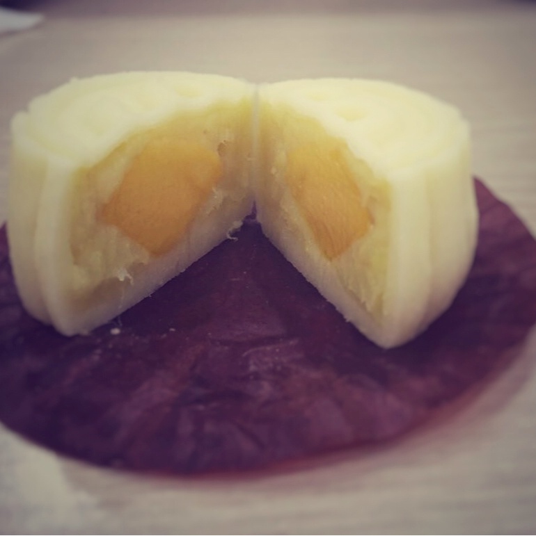 榴莲冰皮月饼的榴莲馅