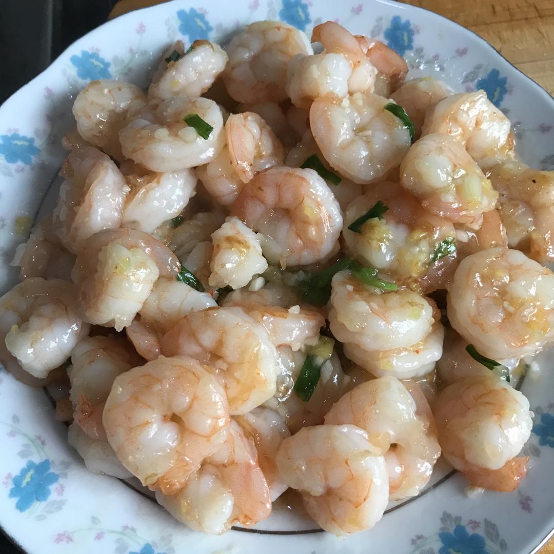 葱爆虾仁