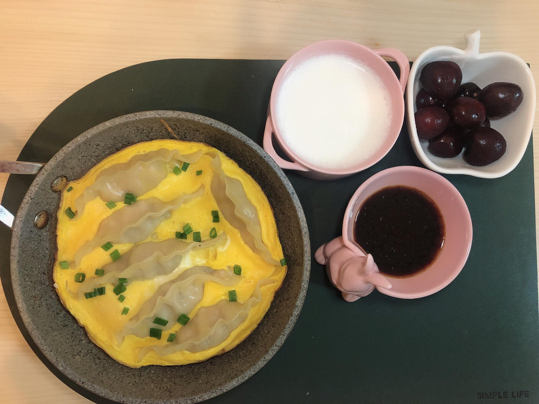 煎蛋水饺