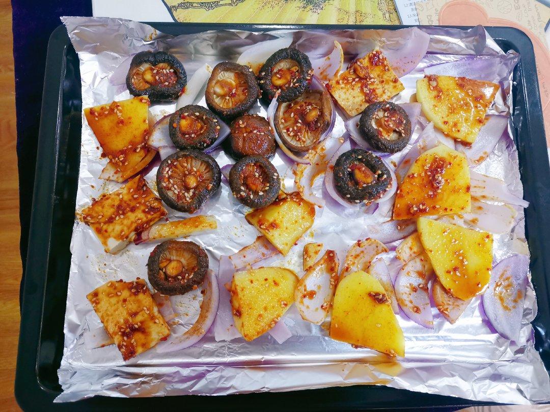 孜然烤香菇