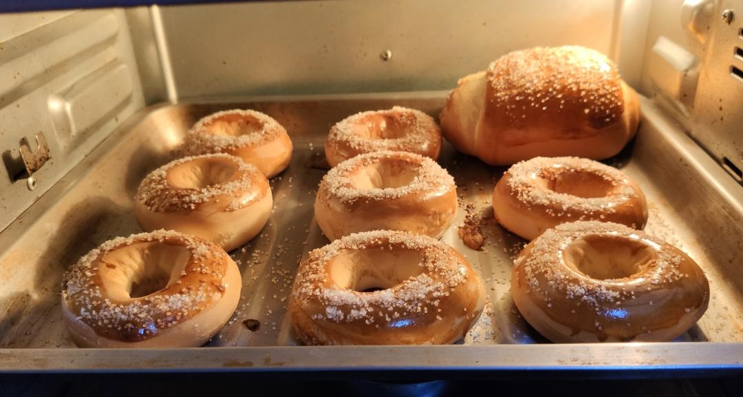 烤箱版甜甜圈（玉米油版）