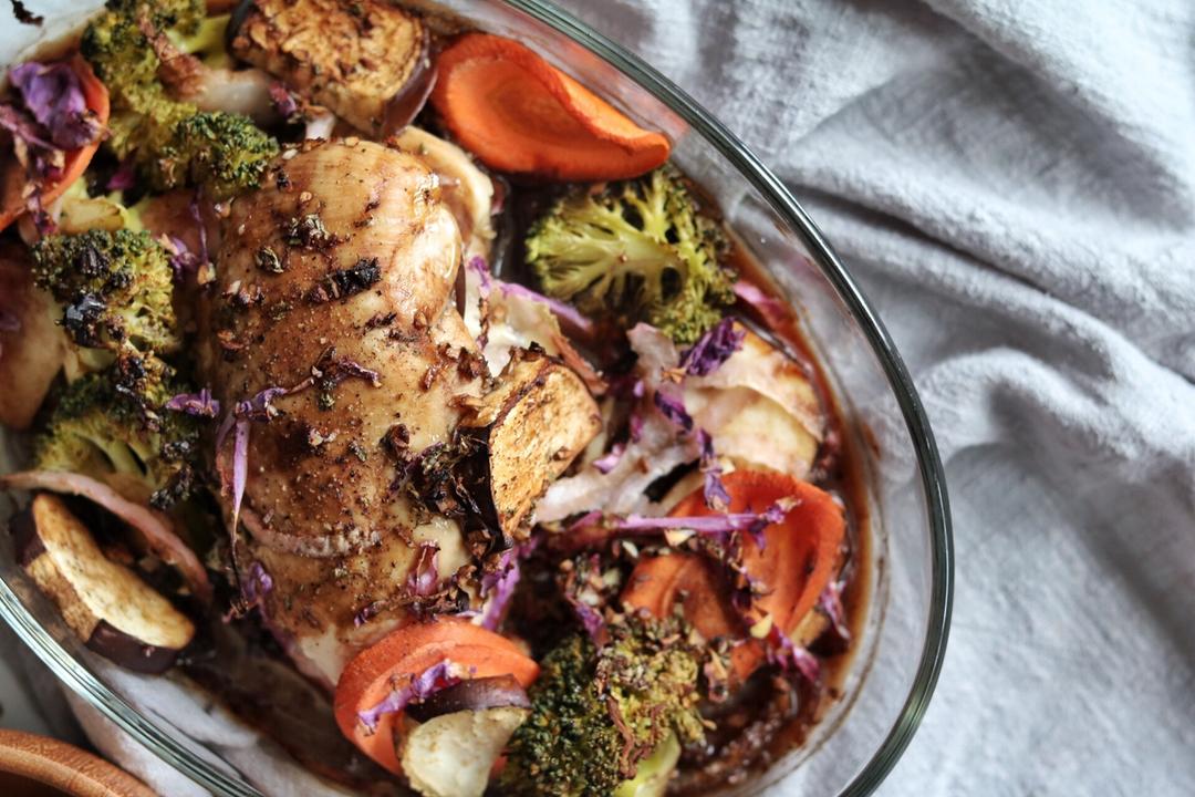 香醋烤鸡胸丨健康·三餐