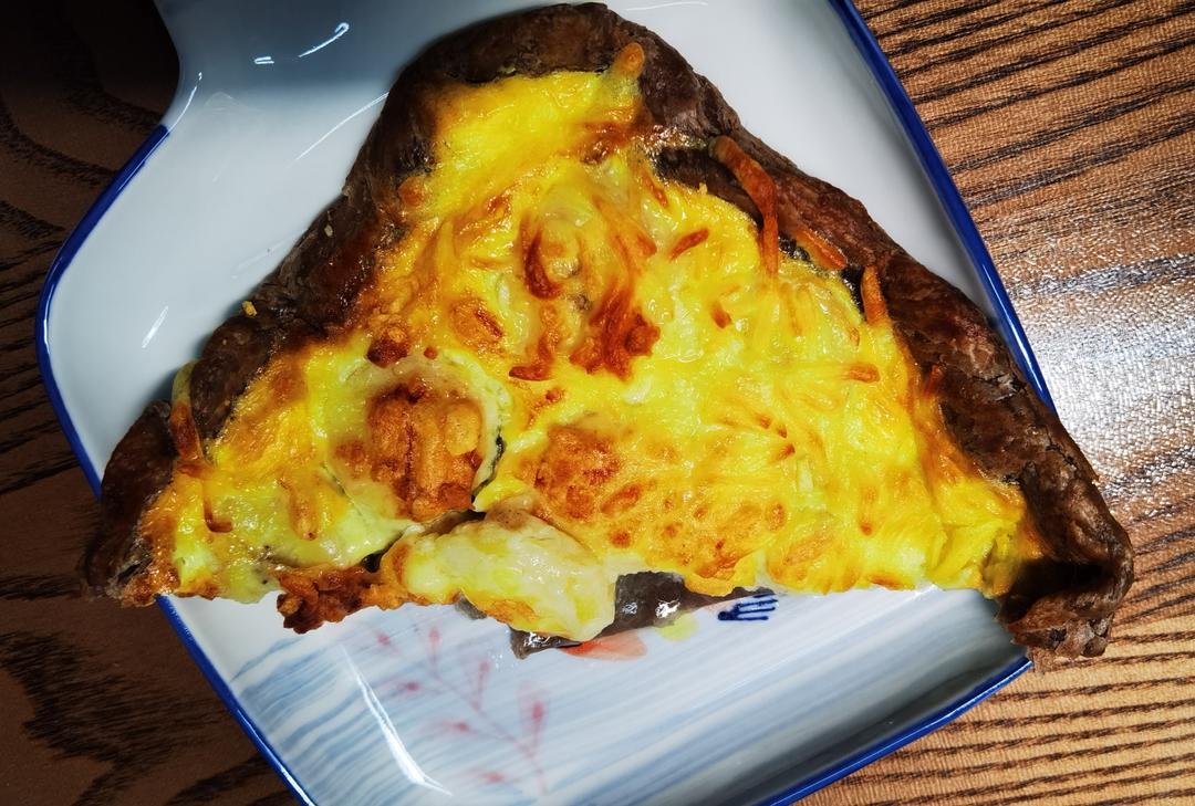 空气炸锅香蕉芝士披萨