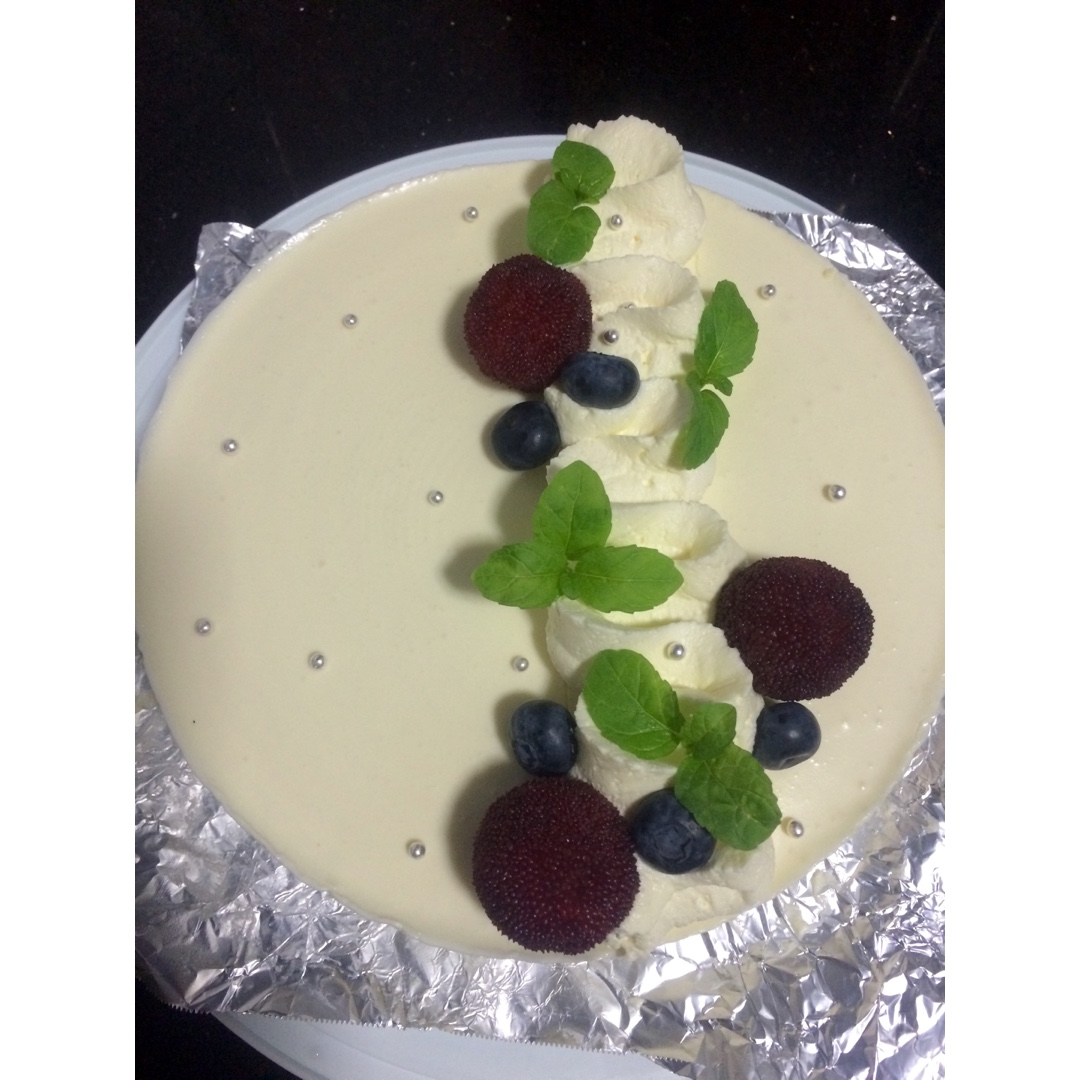 双色慕斯~圣安娜花嘴装饰Idea2~