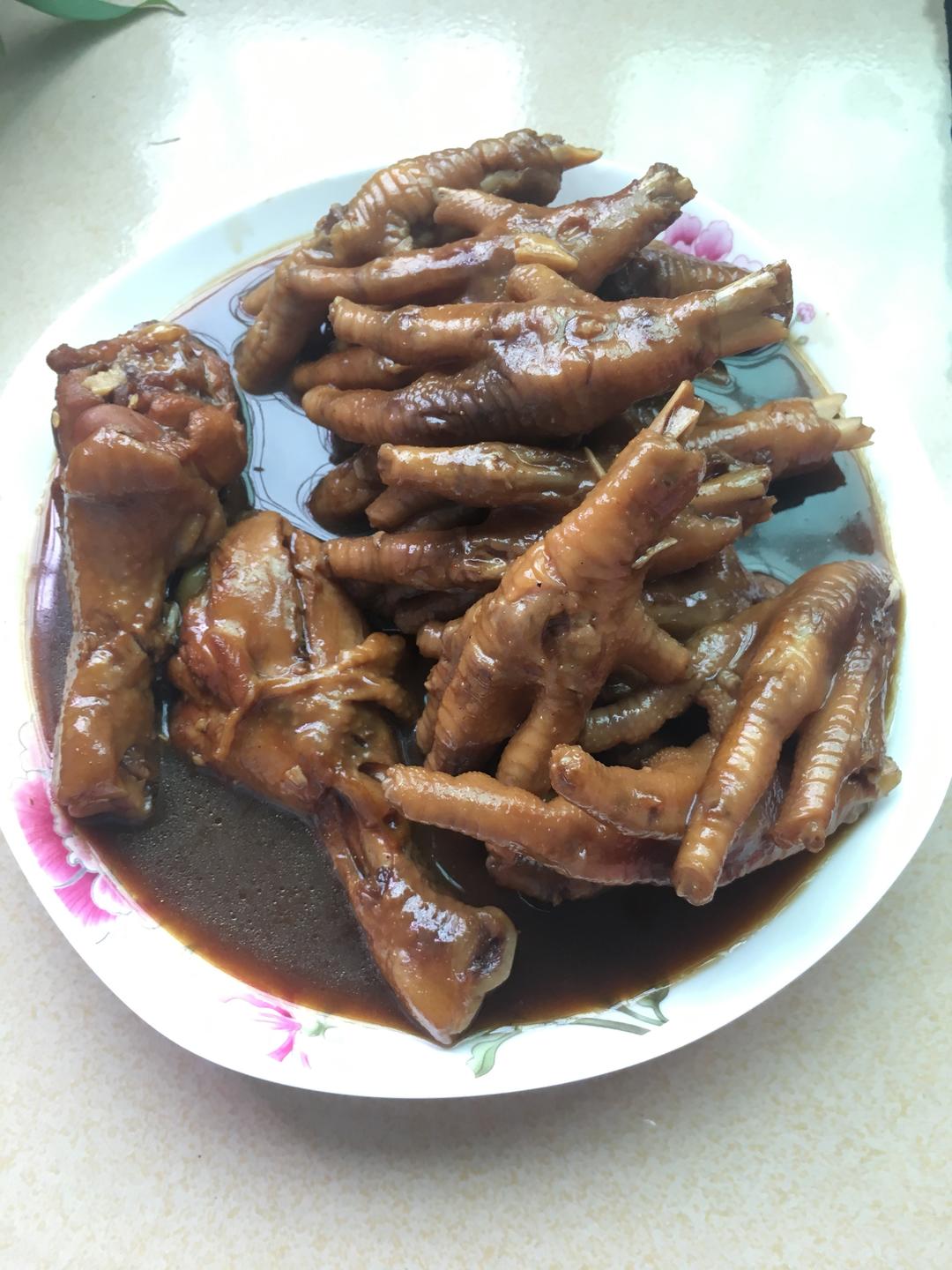 卤鸡脚鸡腿的做法