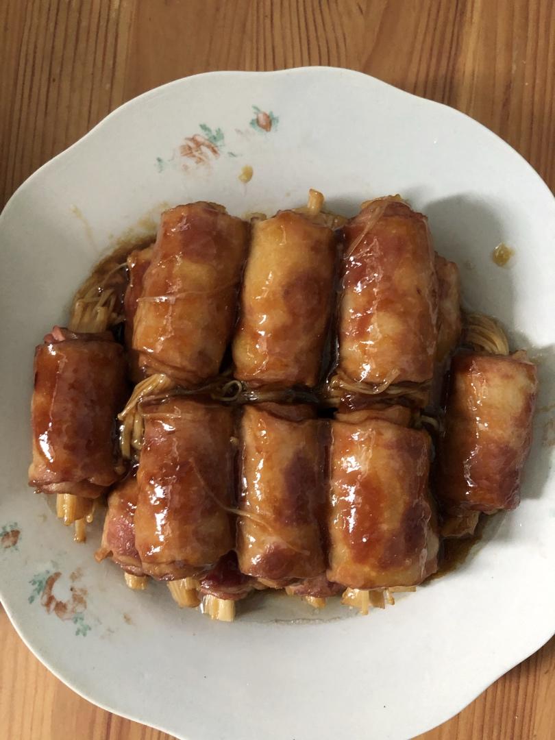 金针菇培根卷